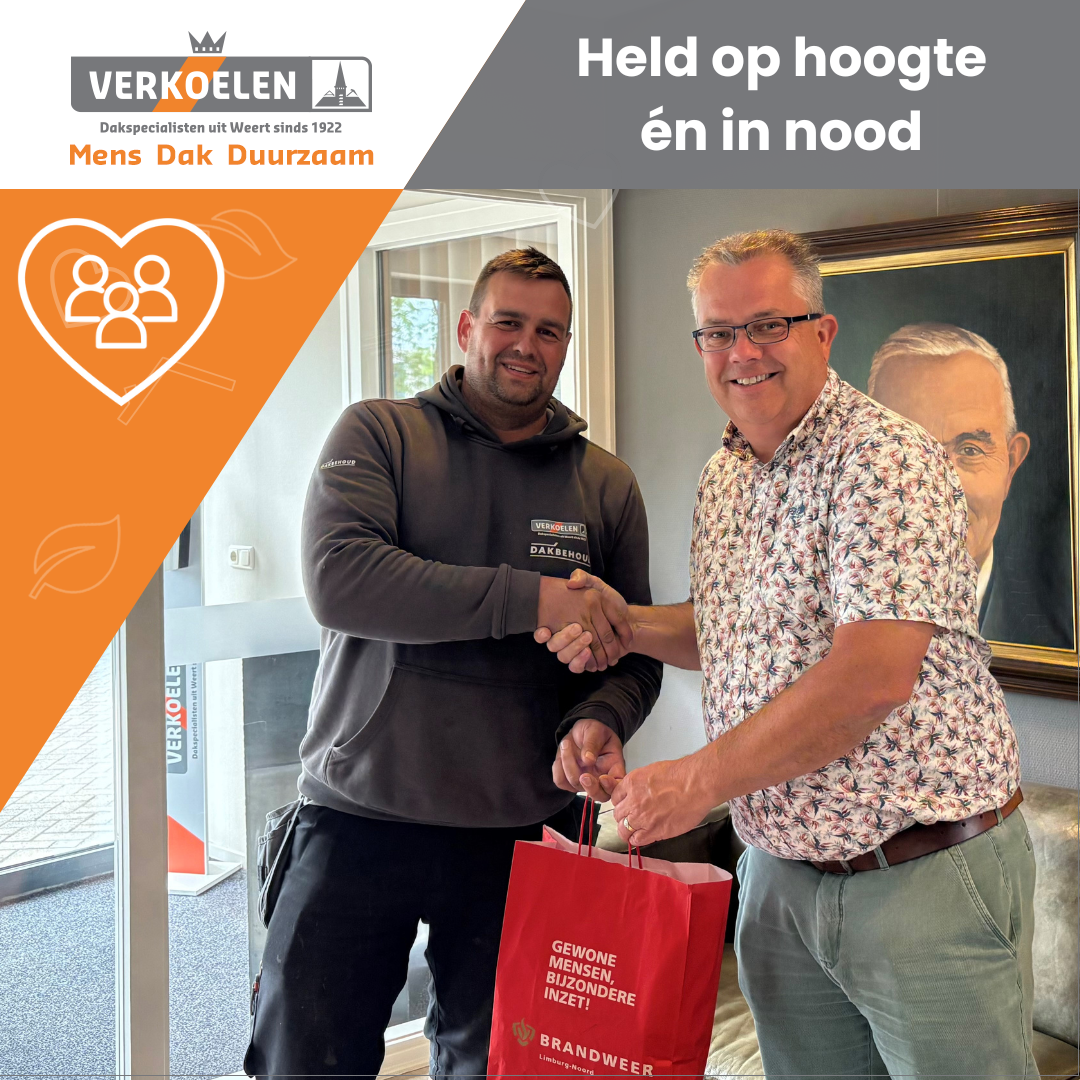 Niet alleen een held op het dak!