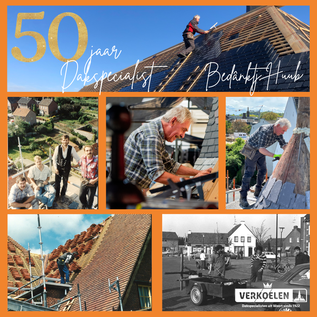 Huub; al 50 jaar Dakspecialist