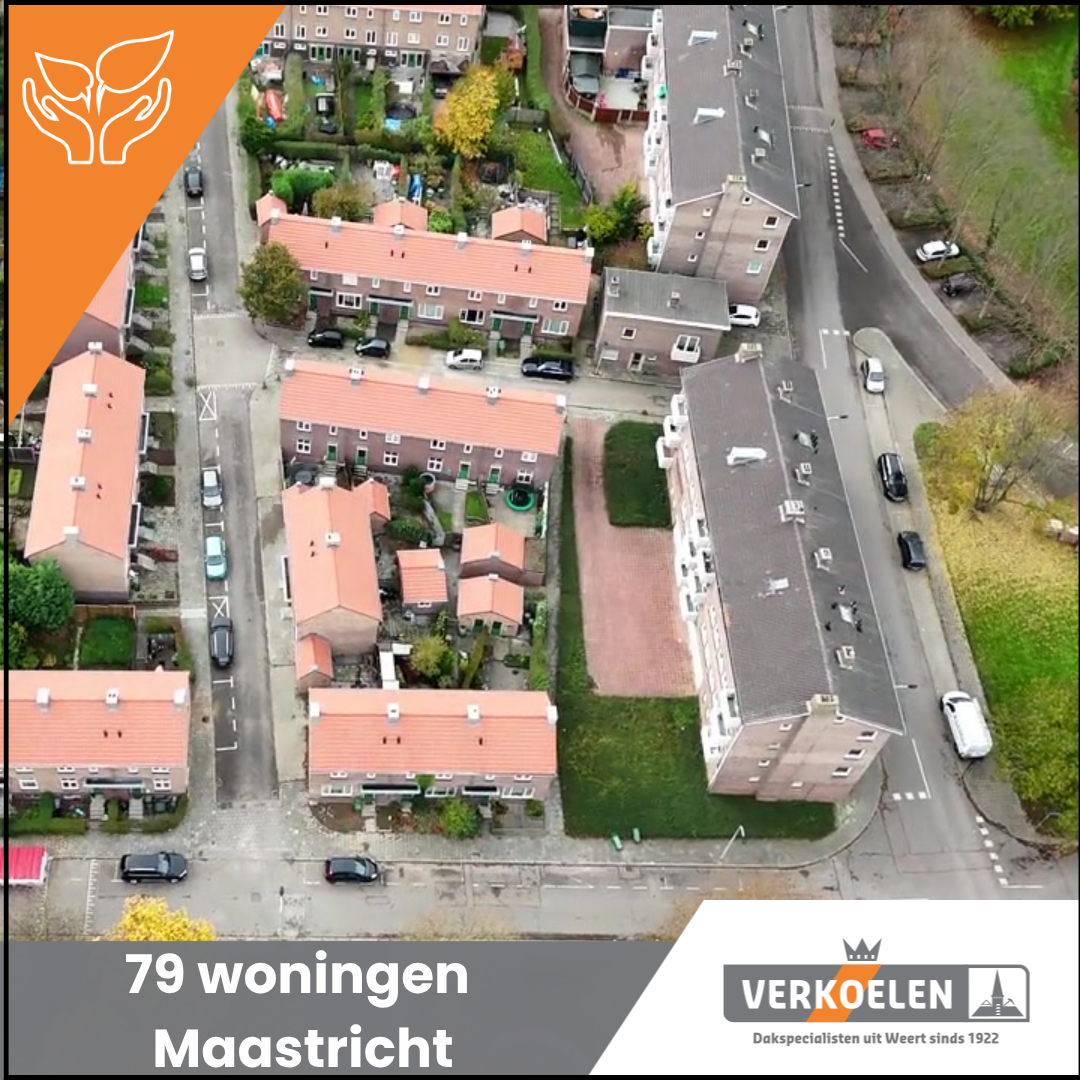 Duurzame biobased daken voor 79 woningen