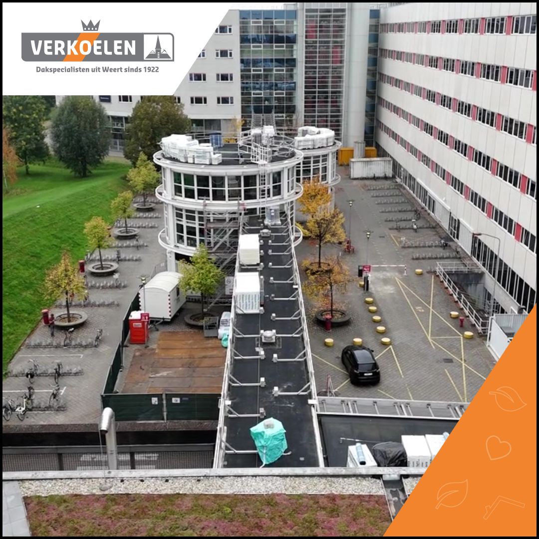 Project in beeld: Nieuw duurzaam dak Universiteit Maastricht