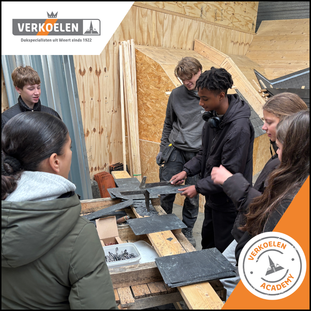 Jong talent ontdekt dakdekkersvak